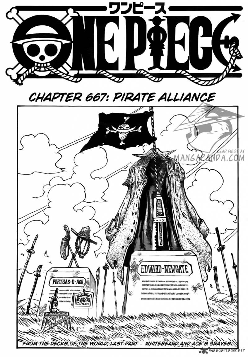 One Piece Manga Chapter 668 page 1 - Pirate Alliance