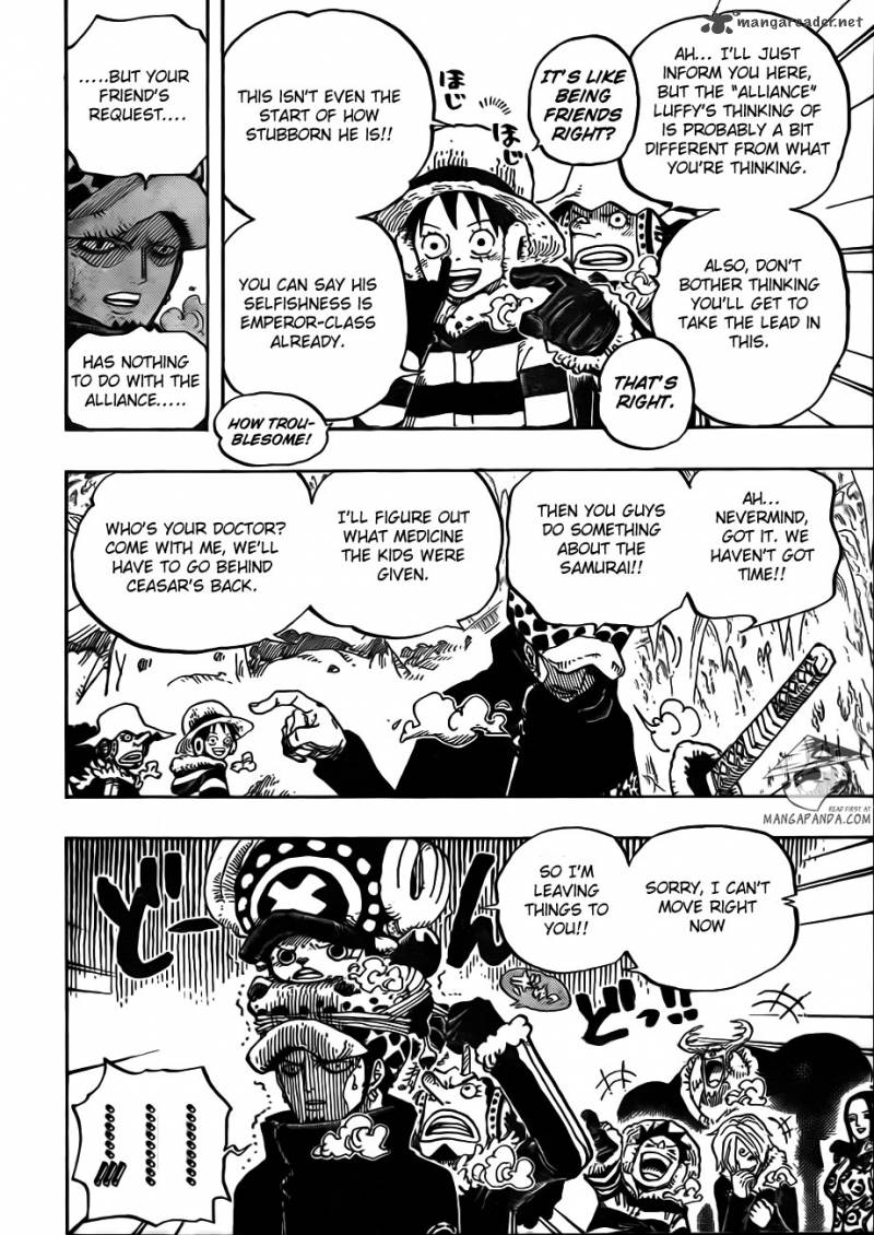 One Piece Manga Chapter 668 page 10 - Pirate Alliance