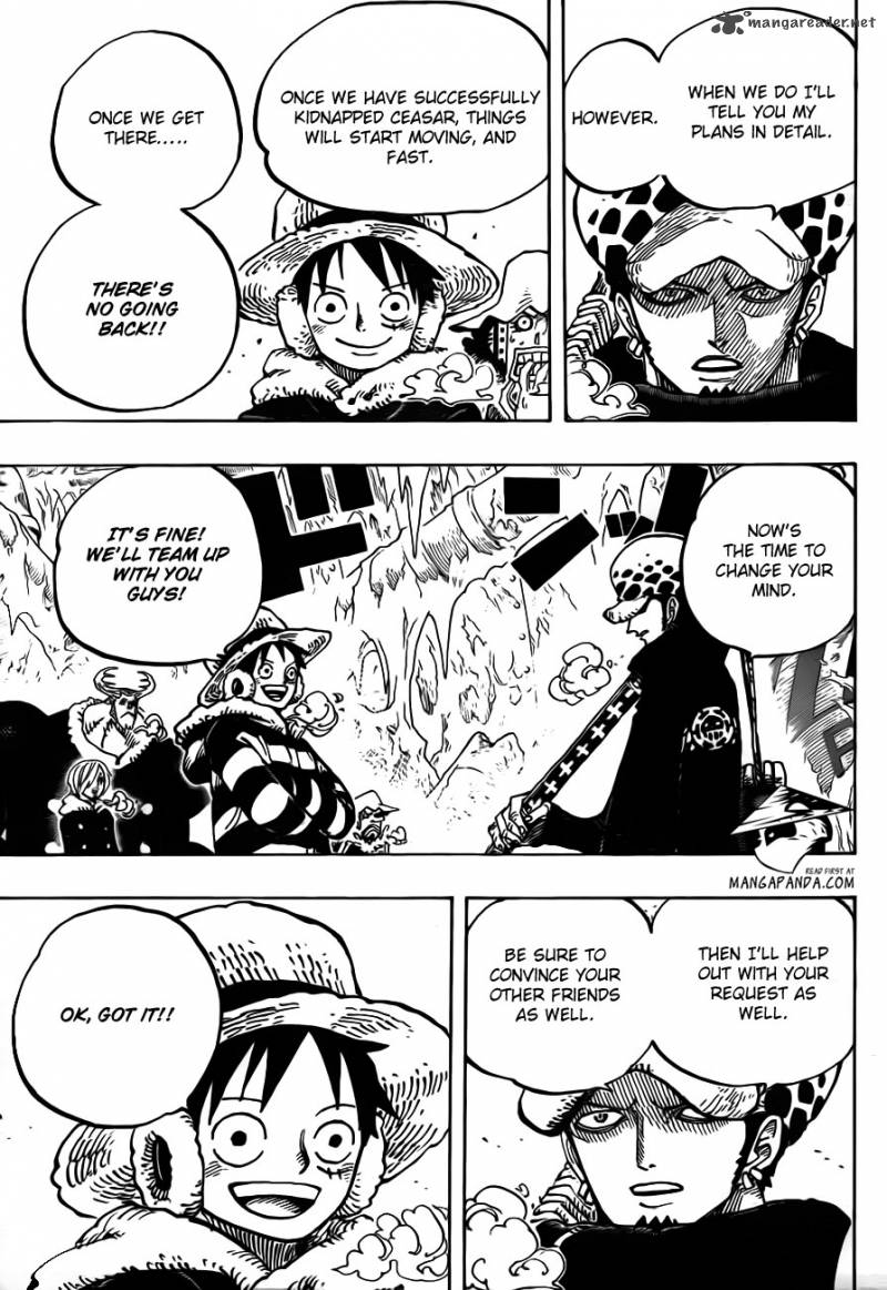 One Piece Manga Chapter 668 page 13 - Pirate Alliance