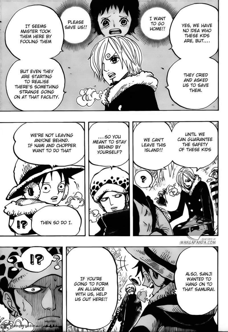 One Piece Manga Chapter 668 page 9 - Pirate Alliance