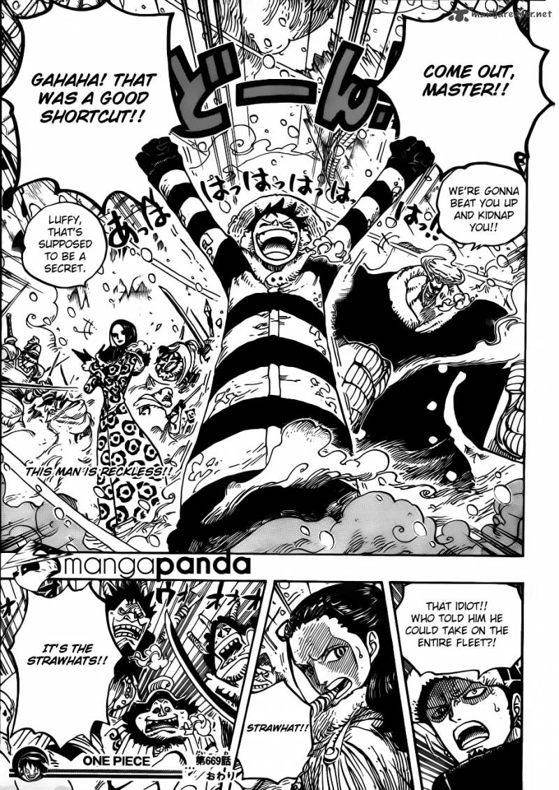 One Piece Manga Chapter 669 page 17 - Commence Operation