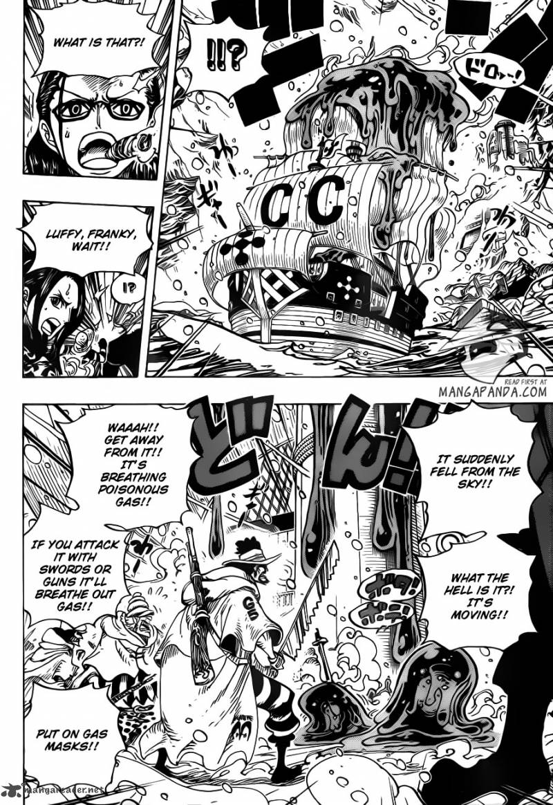 One Piece Manga Chapter 670 page 8 - Blizzard With a Chance of Slime