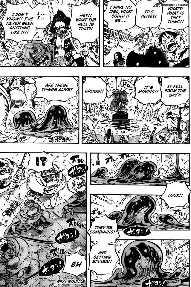 One Piece Manga Chapter 670 page 9 - Blizzard With a Chance of Slime