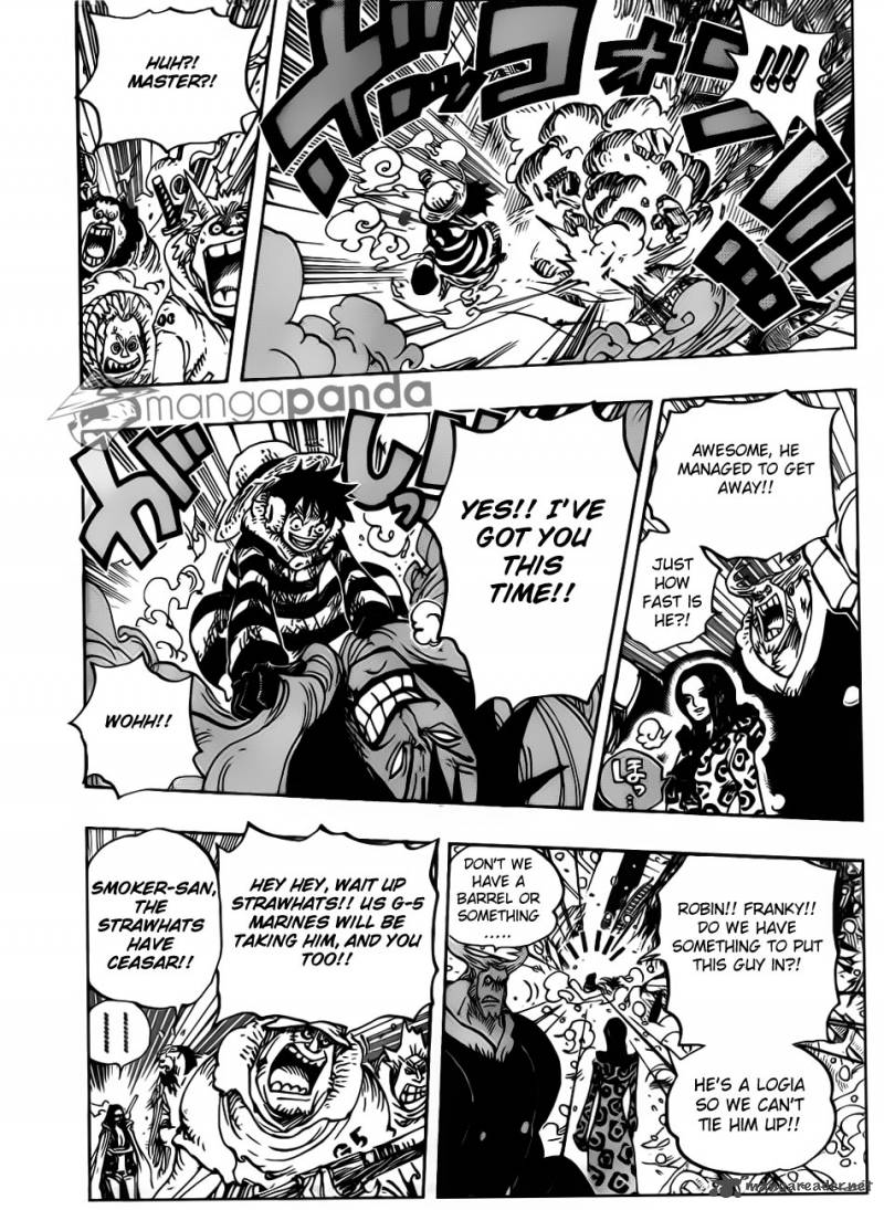 One Piece Manga Chapter 671 page 13 - Gasu Gasu no Mi