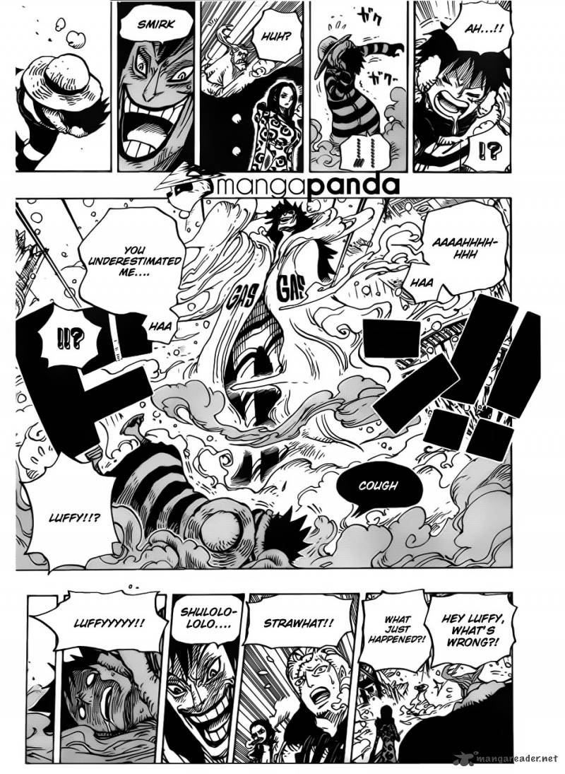 One Piece Manga Chapter 671 page 14 - Gasu Gasu no Mi