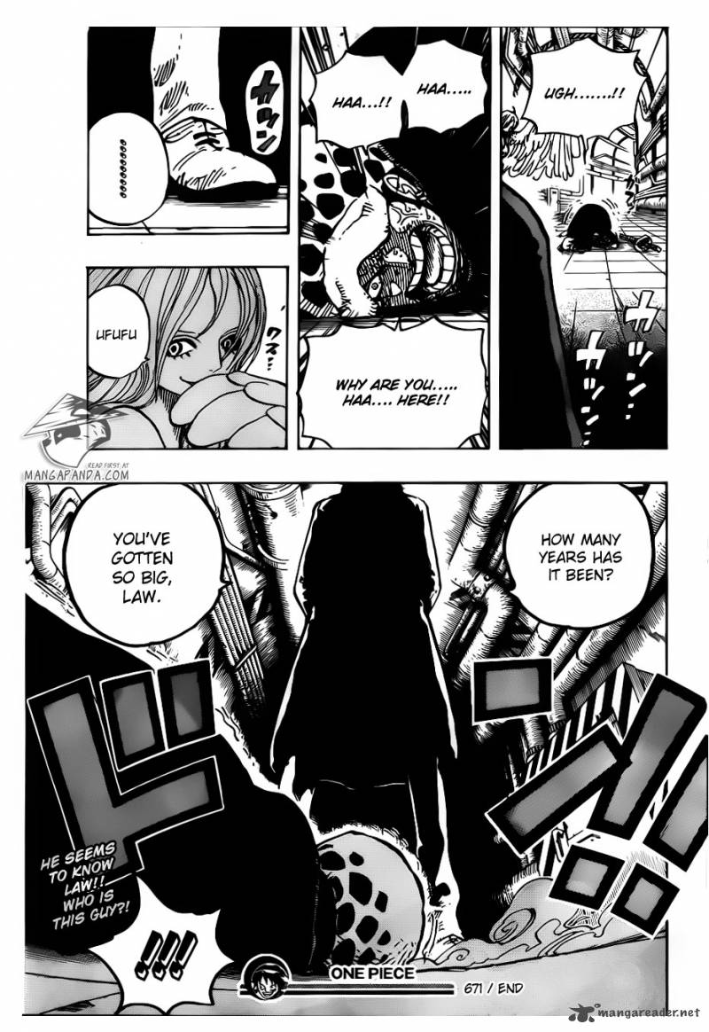 One Piece Manga Chapter 671 page 16 - Gasu Gasu no Mi