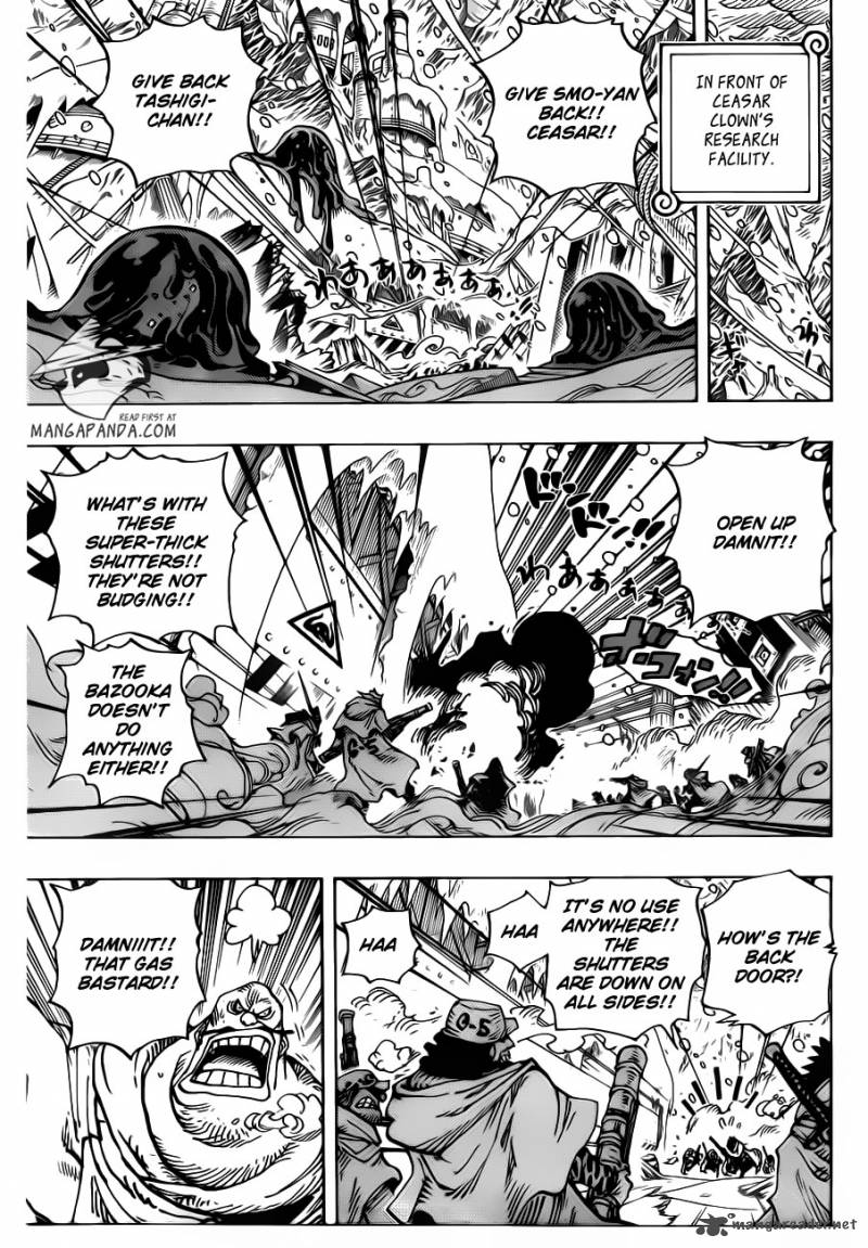 One Piece Manga Chapter 673 page 13 - Vergo and Joker