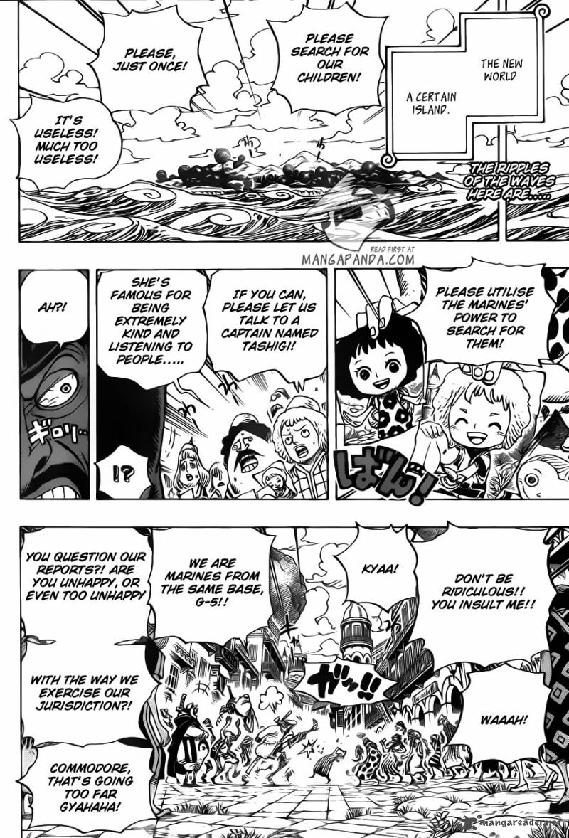 One Piece Manga Chapter 673 page 2 - Vergo and Joker