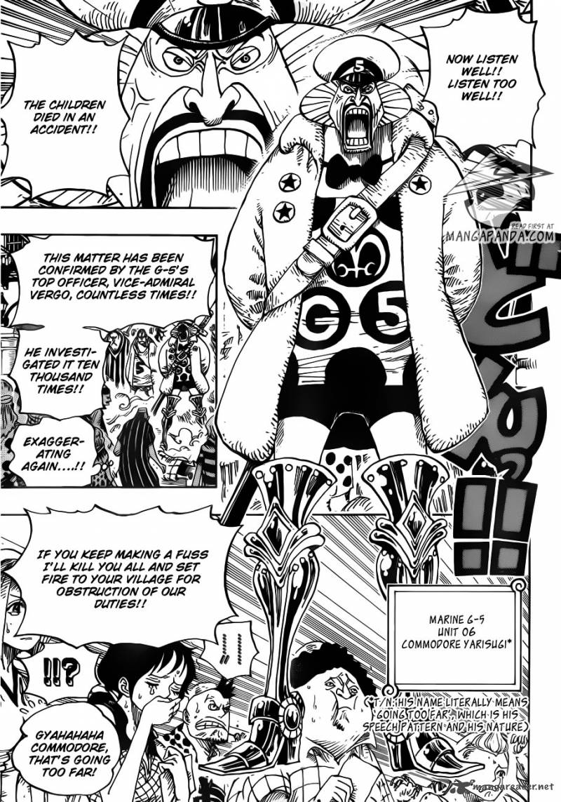 One Piece Manga Chapter 673 page 3 - Vergo and Joker
