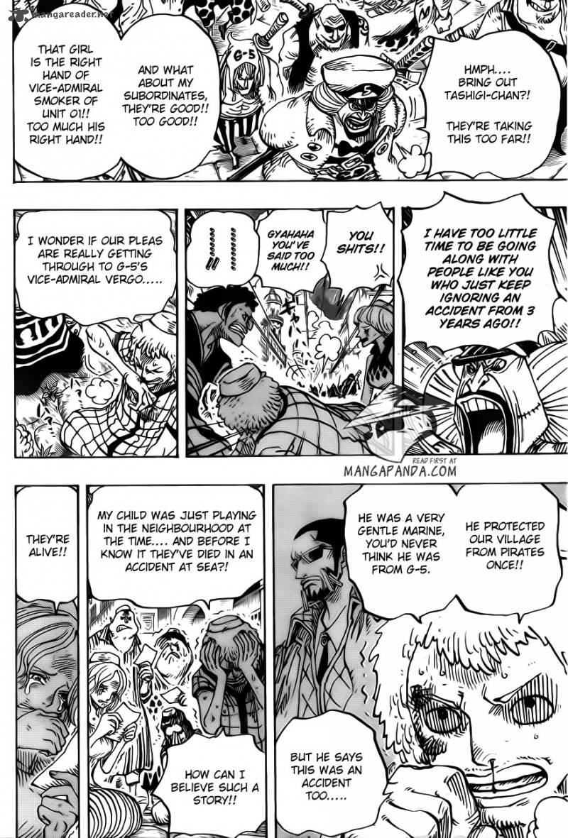 One Piece Manga Chapter 673 page 4 - Vergo and Joker