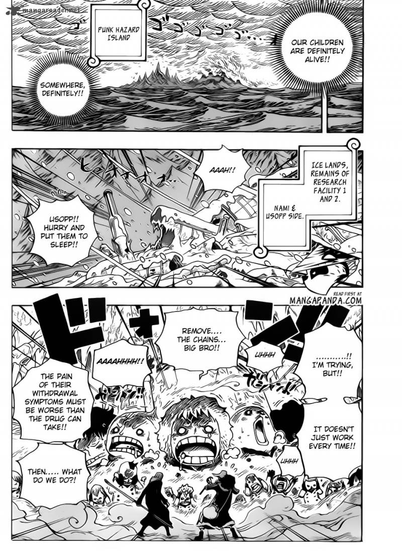 One Piece Manga Chapter 673 page 5 - Vergo and Joker