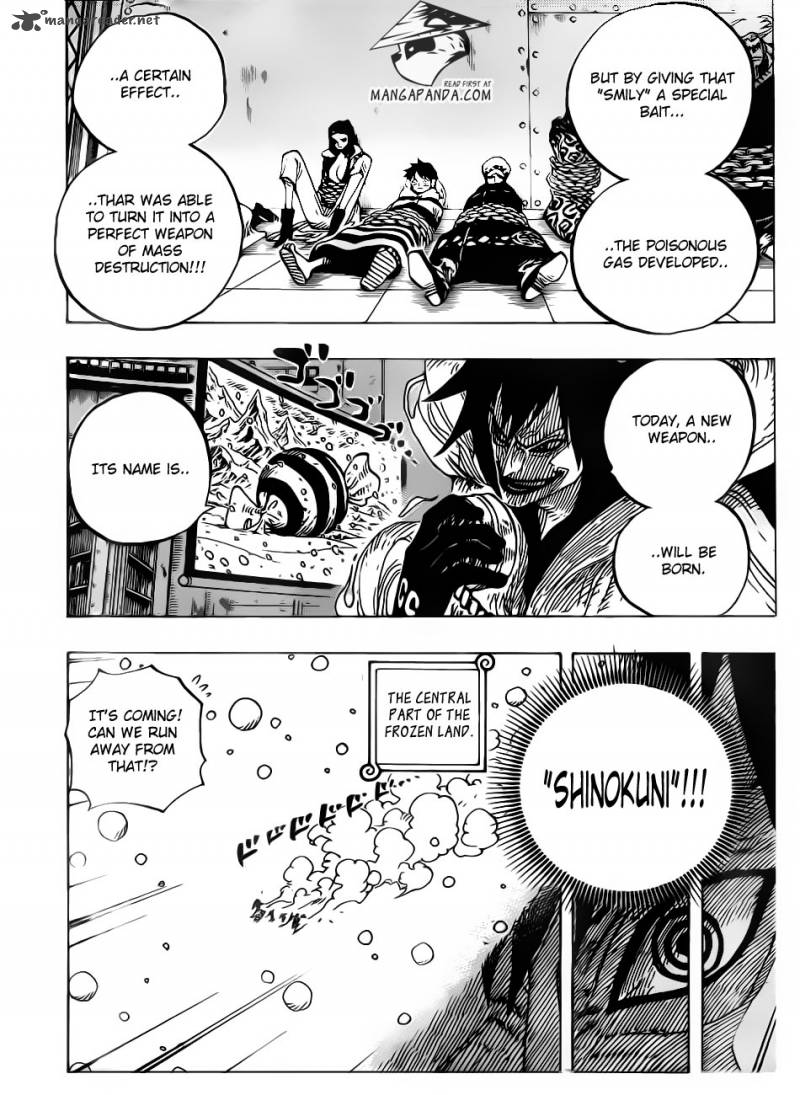 One Piece Manga Chapter 675 page 14 - I Call It "Shinokuni"