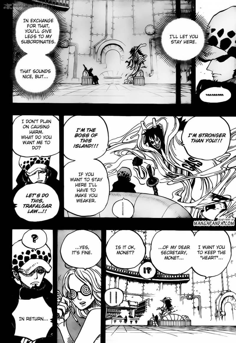One Piece Manga Chapter 675 page 8 - I Call It "Shinokuni"