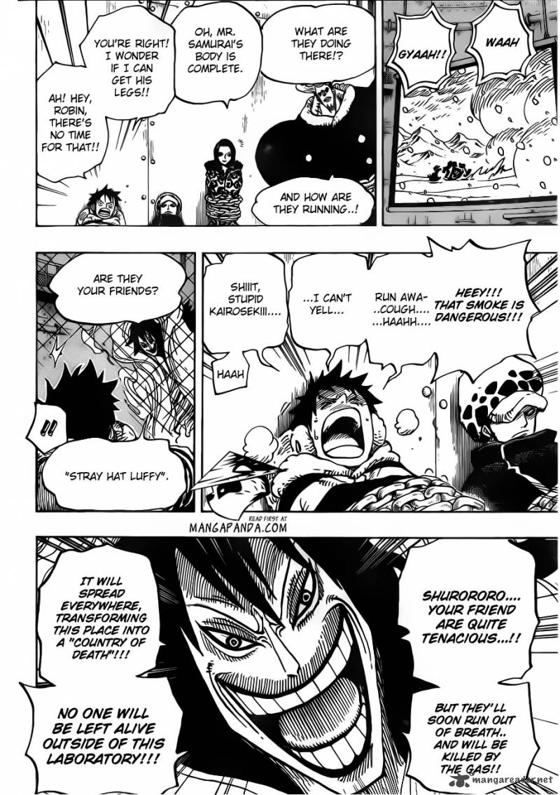 One Piece Manga Chapter 676 page 16 - The Perfect Weapon of Mass Murder