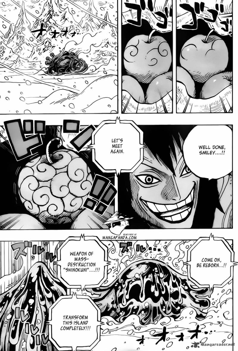 One Piece Manga Chapter 676 page 8 - The Perfect Weapon of Mass Murder