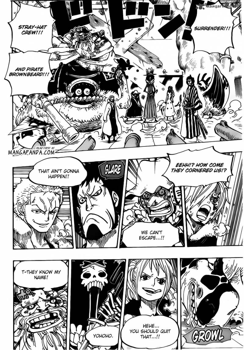 One Piece Manga Chapter 678 page 9 - Lobby of Laboratory Section A