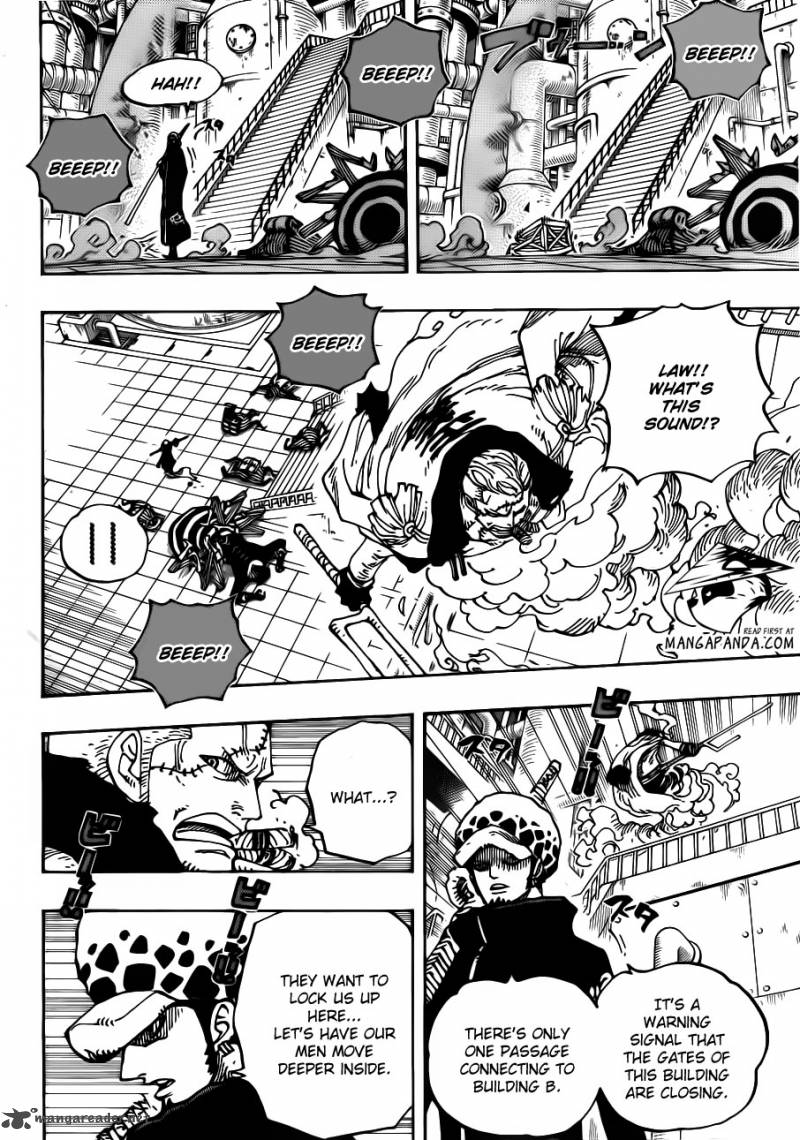 One Piece Manga Chapter 679 page 11 - The G-5 Spirit