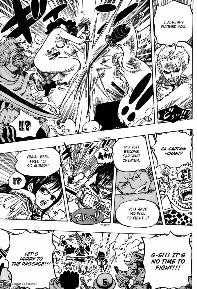 One Piece Manga Chapter 679 page 14 - The G-5 Spirit