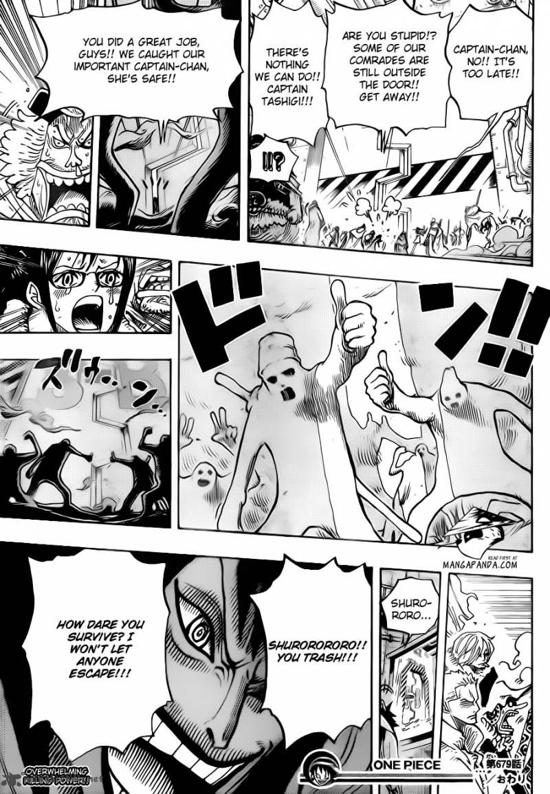 One Piece Manga Chapter 679 page 20 - The G-5 Spirit