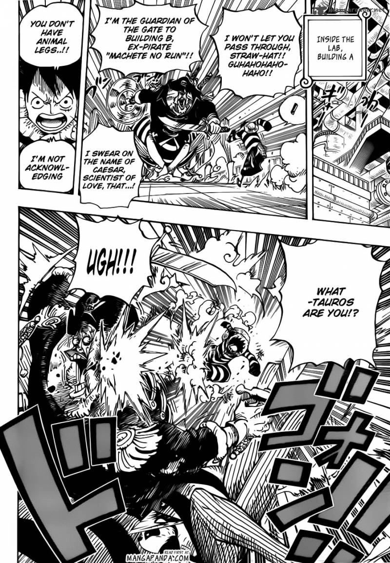 One Piece Manga Chapter 679 page 9 - The G-5 Spirit