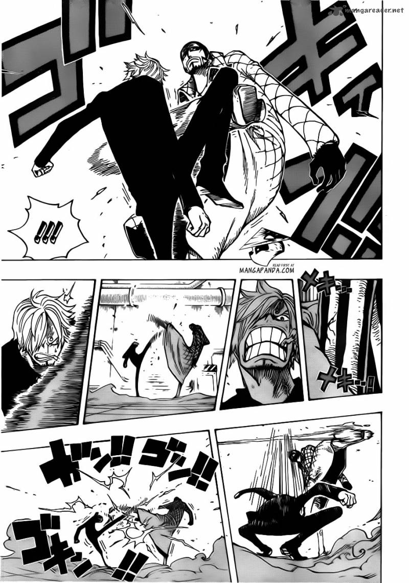 One Piece Manga Chapter 681 page 17 - Luffy vs. Master