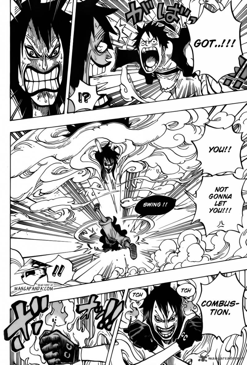 One Piece Manga Chapter 681 page 4 - Luffy vs. Master