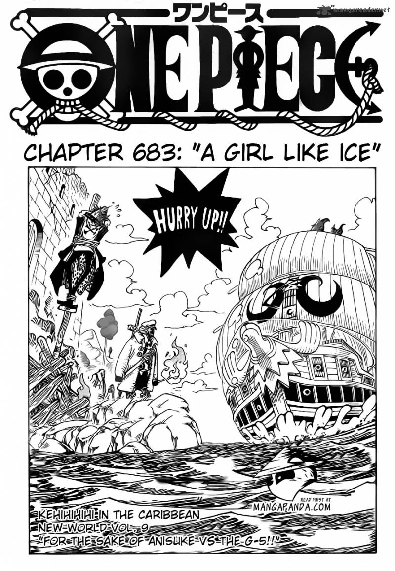 One Piece Manga Chapter 683 page 2 - An Icy Woman