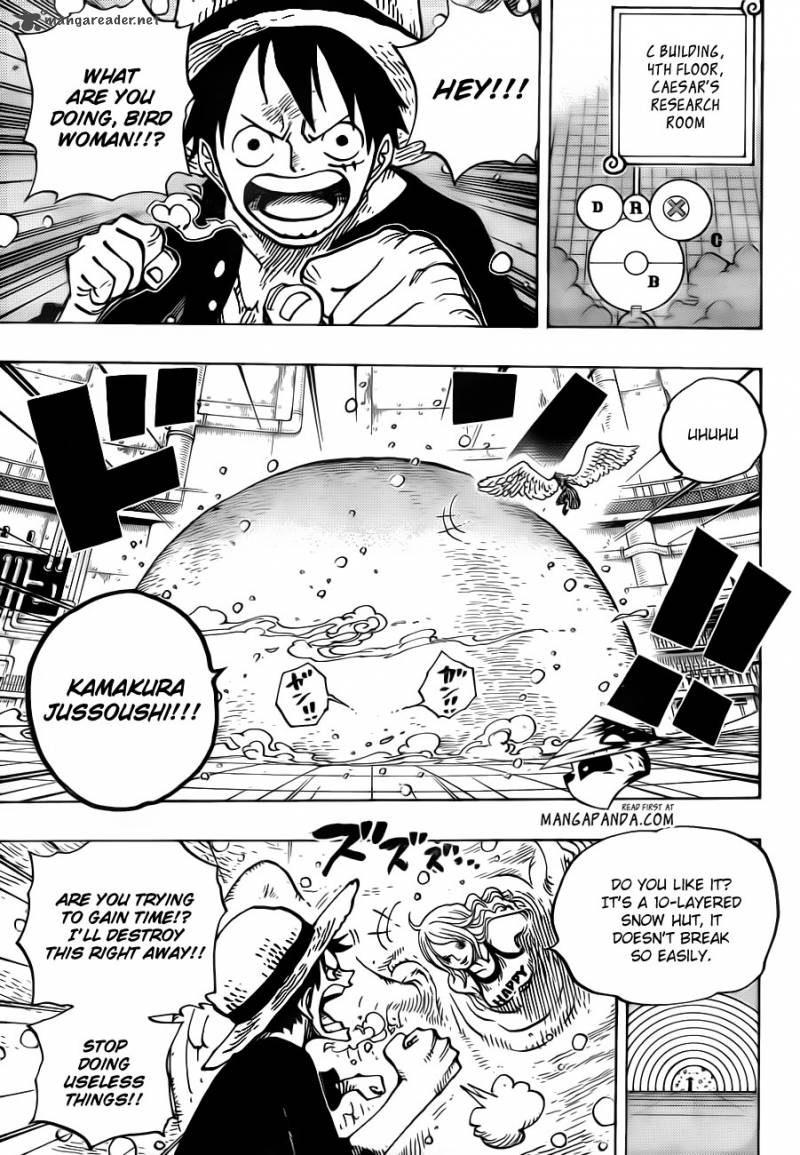 One Piece Manga Chapter 683 page 4 - An Icy Woman