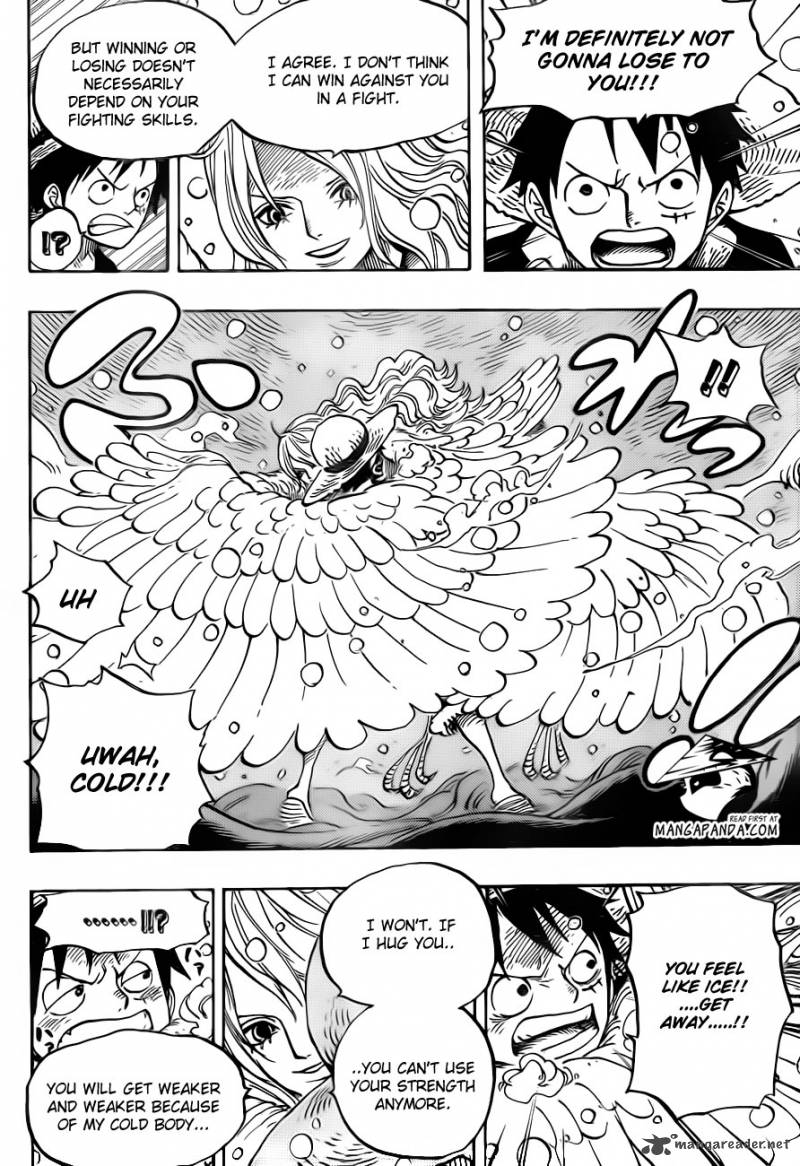 One Piece Manga Chapter 683 page 5 - An Icy Woman