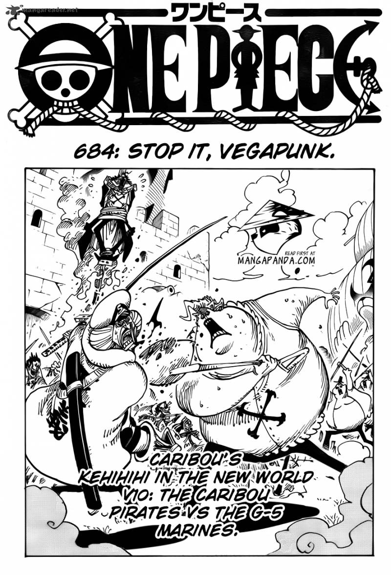 One Piece Manga Chapter 684 page 1 - Don't Do It, Vegapunk