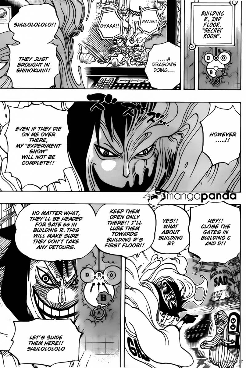 One Piece Manga Chapter 684 page 11 - Don't Do It, Vegapunk