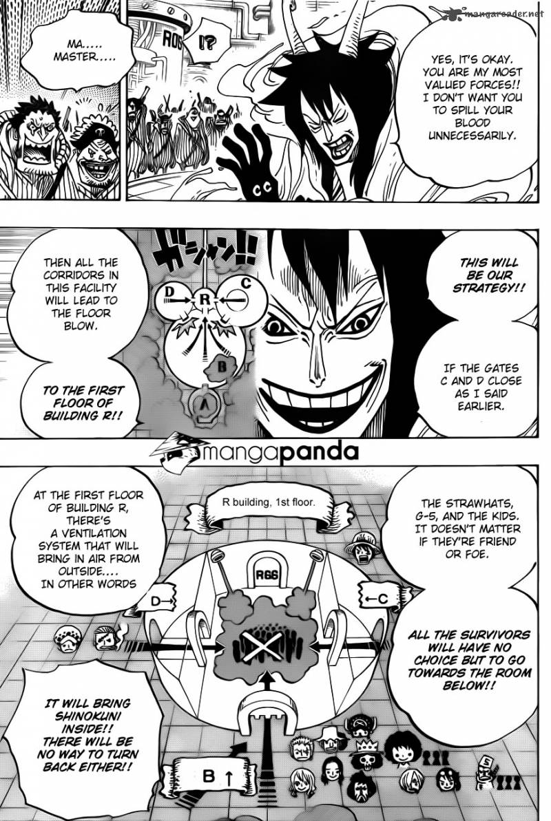 One Piece Manga Chapter 684 page 13 - Don't Do It, Vegapunk