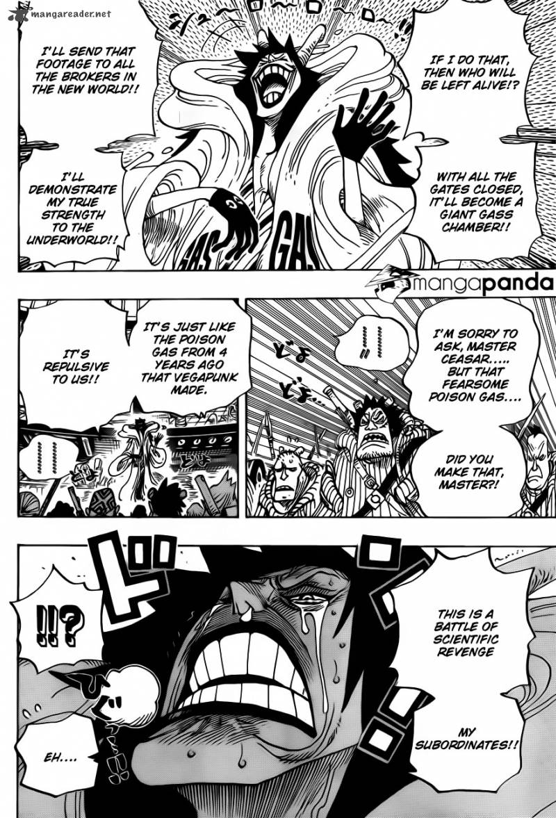 One Piece Manga Chapter 684 page 14 - Don't Do It, Vegapunk