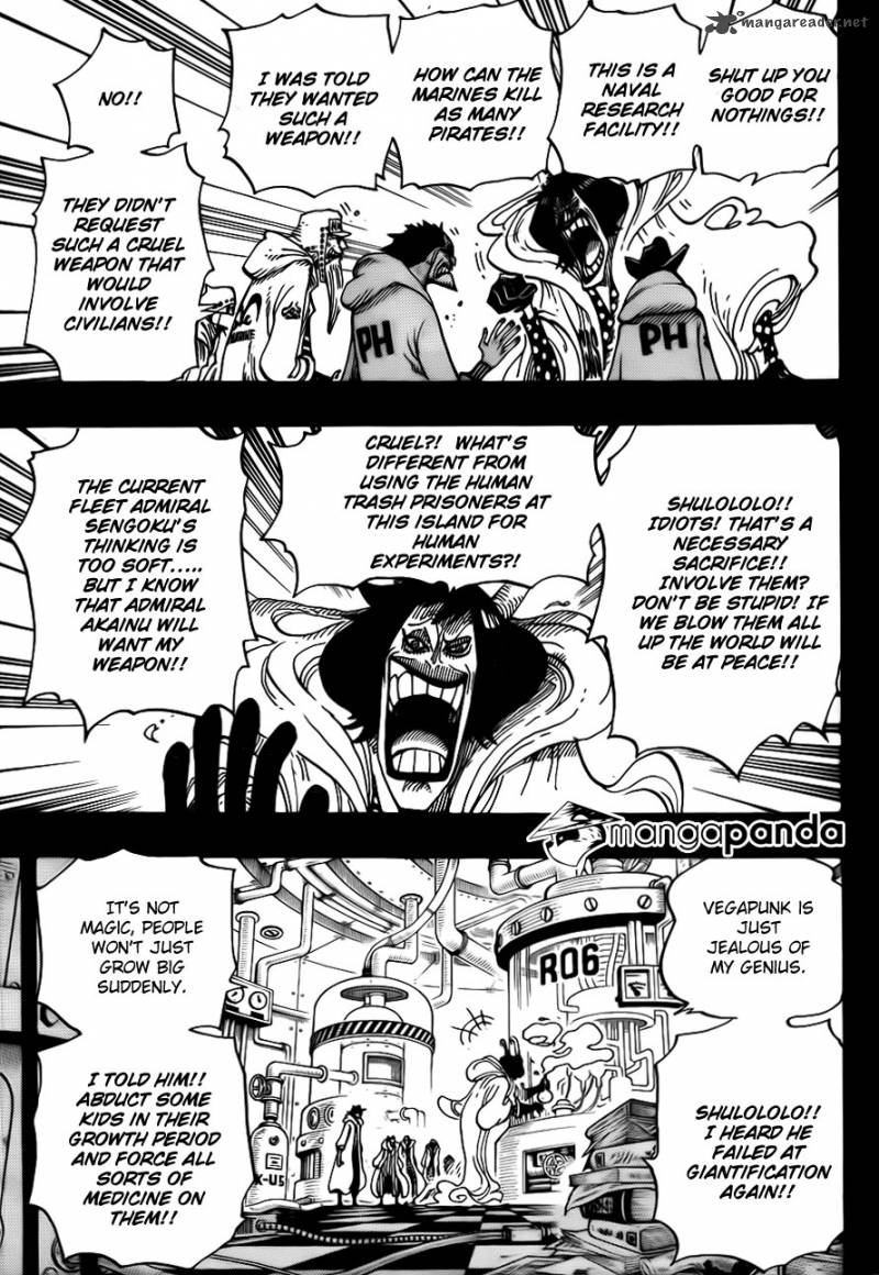 One Piece Manga Chapter 684 page 17 - Don't Do It, Vegapunk