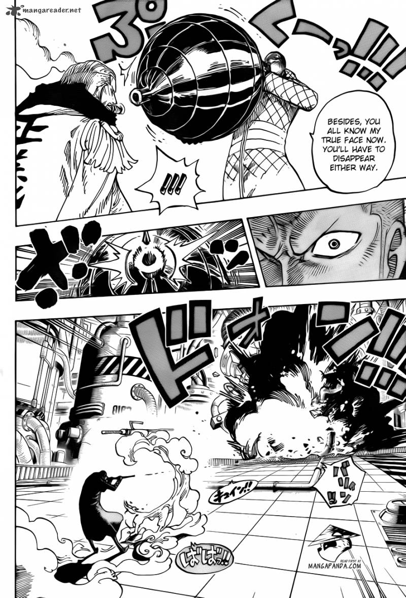 One Piece Manga Chapter 684 page 4 - Don't Do It, Vegapunk