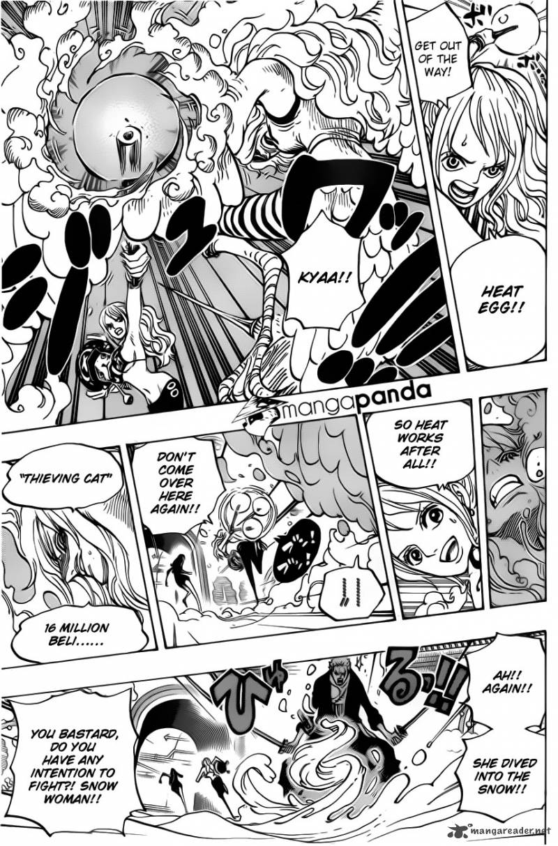 One Piece Manga Chapter 686 page 10 - The Snow Woman in the Biscuits Room