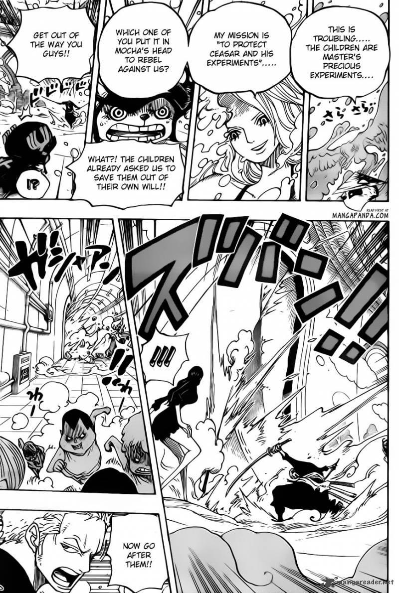 One Piece Manga Chapter 686 page 14 - The Snow Woman in the Biscuits Room
