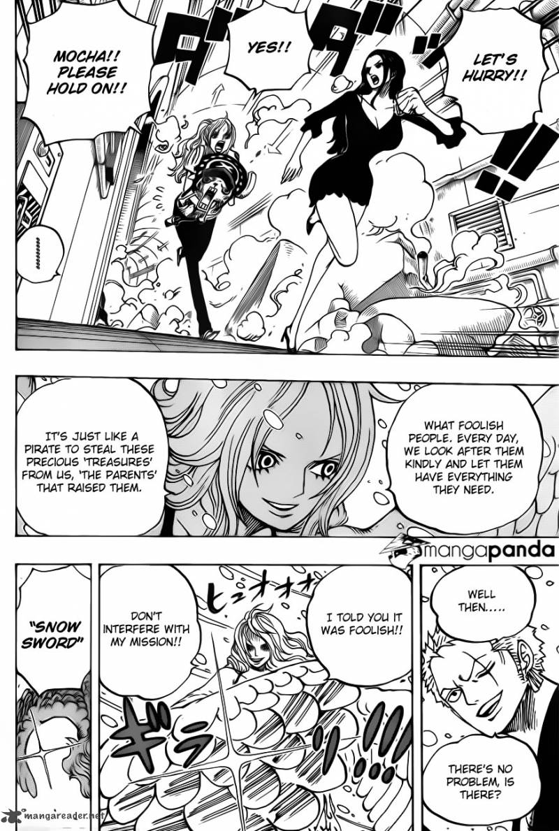 One Piece Manga Chapter 686 page 15 - The Snow Woman in the Biscuits Room