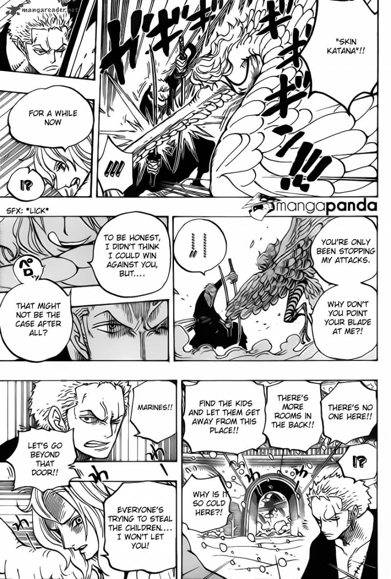 One Piece Manga Chapter 686 page 16 - The Snow Woman in the Biscuits Room