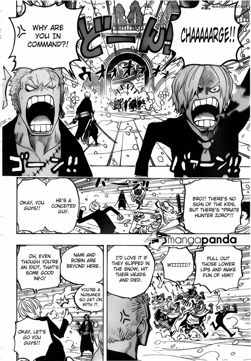 One Piece Manga Chapter 686 page 17 - The Snow Woman in the Biscuits Room