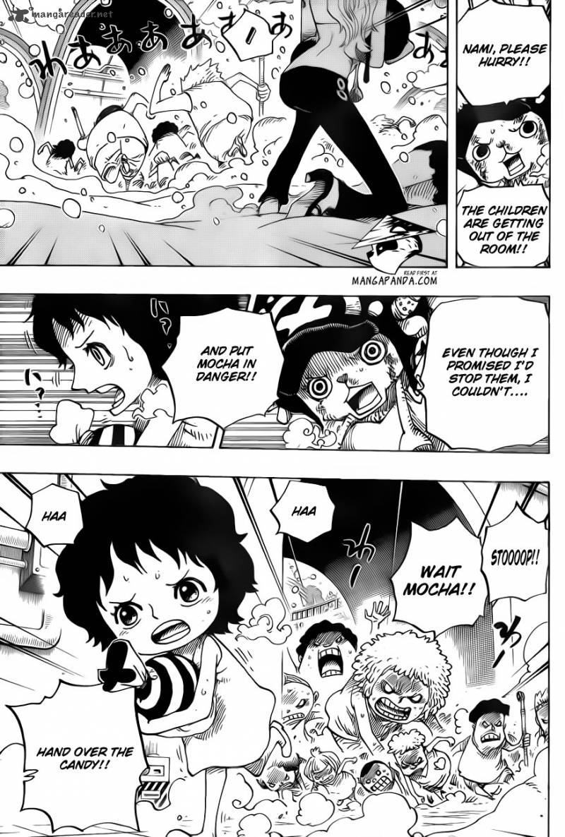 One Piece Manga Chapter 686 page 4 - The Snow Woman in the Biscuits Room
