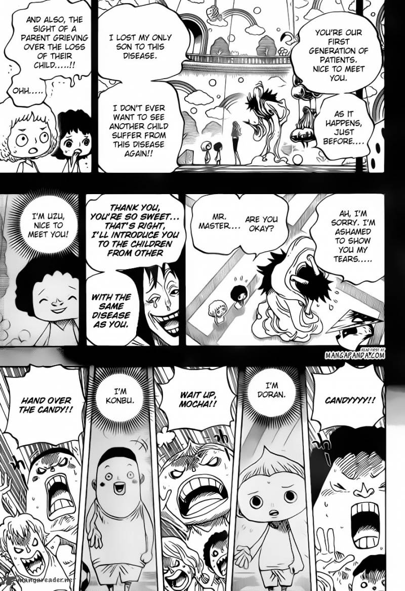 One Piece Manga Chapter 686 page 6 - The Snow Woman in the Biscuits Room