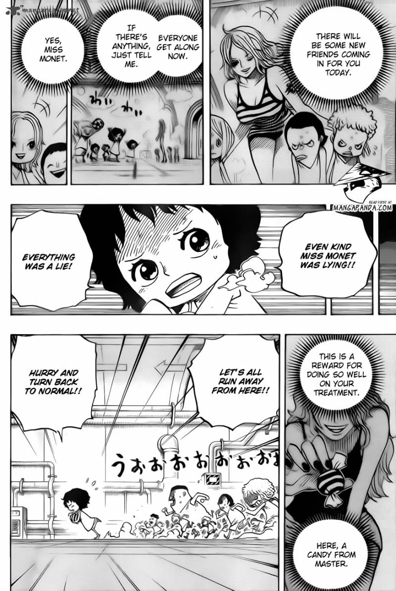 One Piece Manga Chapter 686 page 7 - The Snow Woman in the Biscuits Room