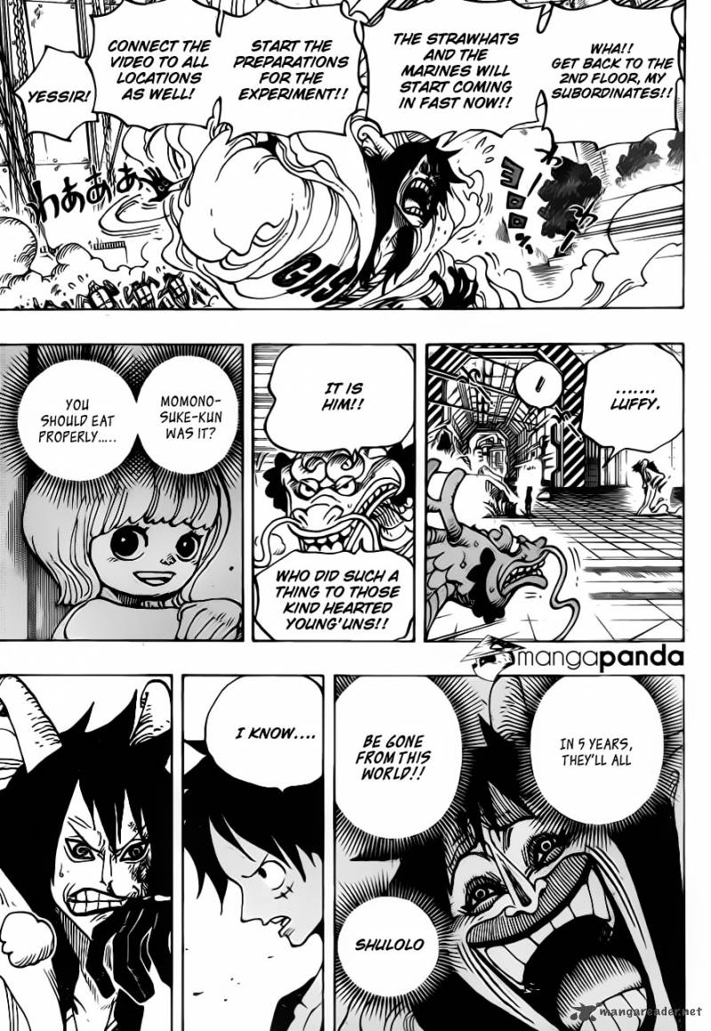 One Piece Manga Chapter 689 page 13 - A Seemingly Non-Existent Island