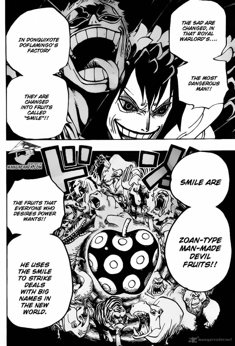 One Piece Manga Chapter 689 page 16 - A Seemingly Non-Existent Island