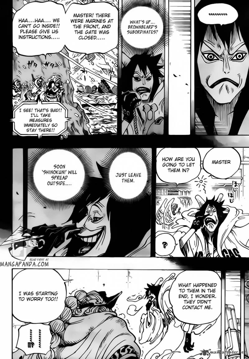 One Piece Manga Chapter 689 page 5 - A Seemingly Non-Existent Island