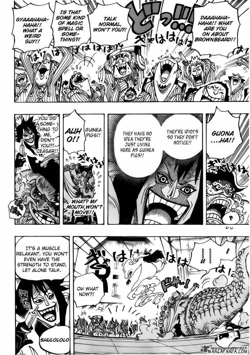 One Piece Manga Chapter 689 page 7 - A Seemingly Non-Existent Island