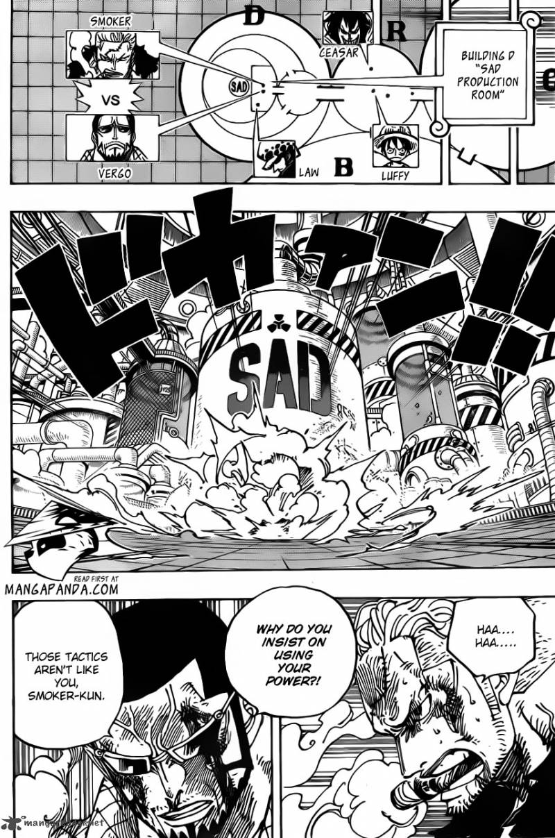 One Piece Manga Chapter 690 page 10 - SAD