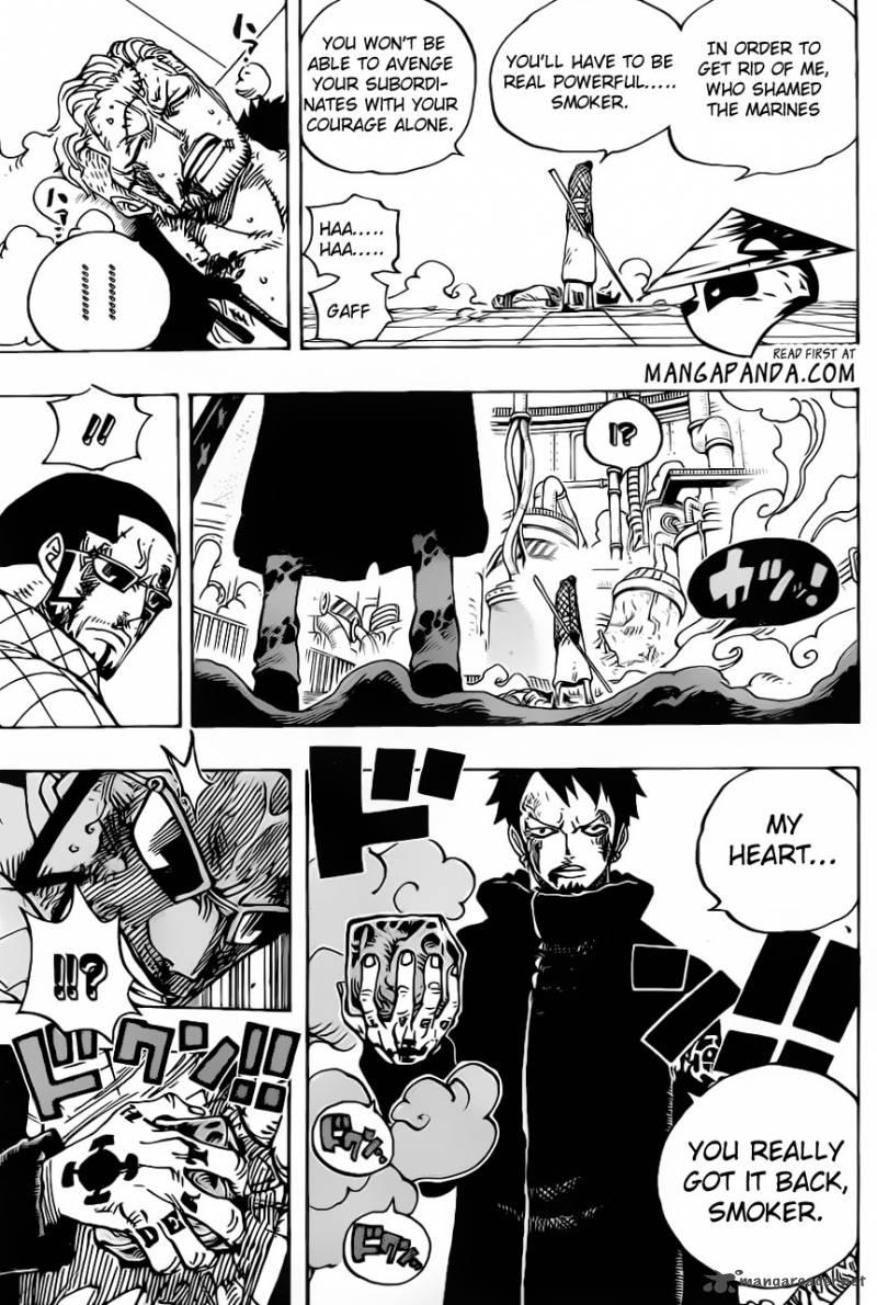 One Piece Manga Chapter 690 page 13 - SAD