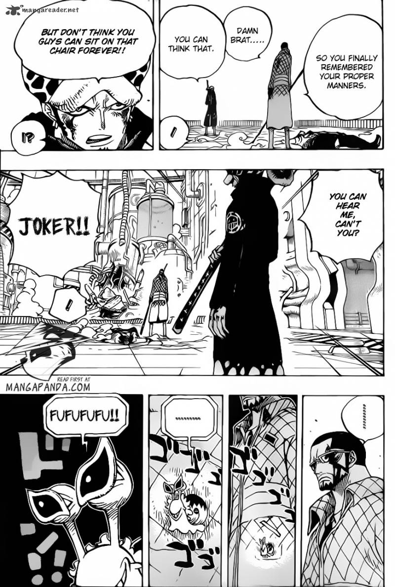 One Piece Manga Chapter 690 page 15 - SAD